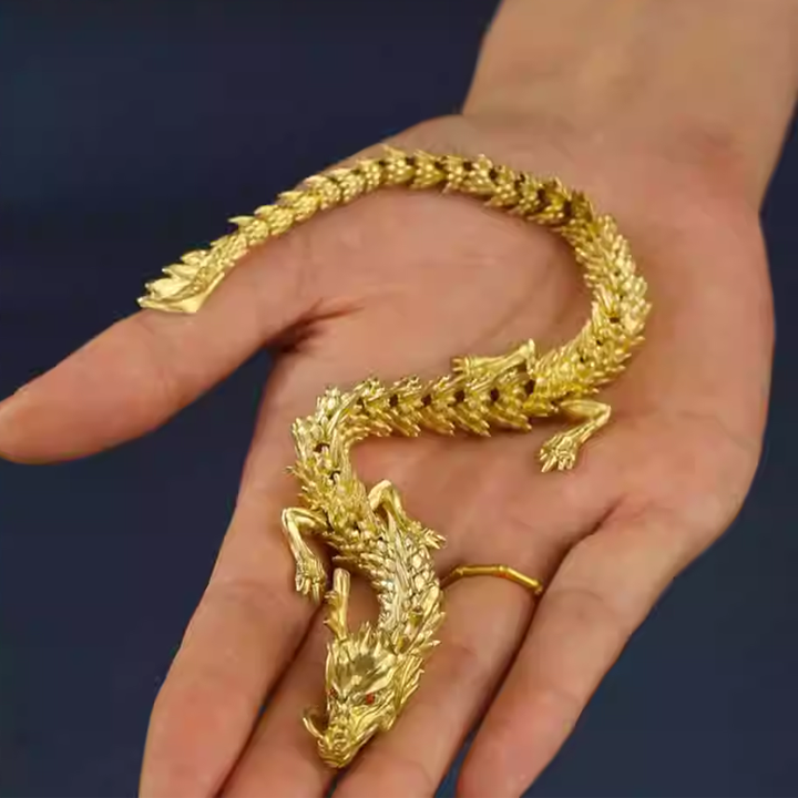 Lisslune | Golden Dragon with movable joints