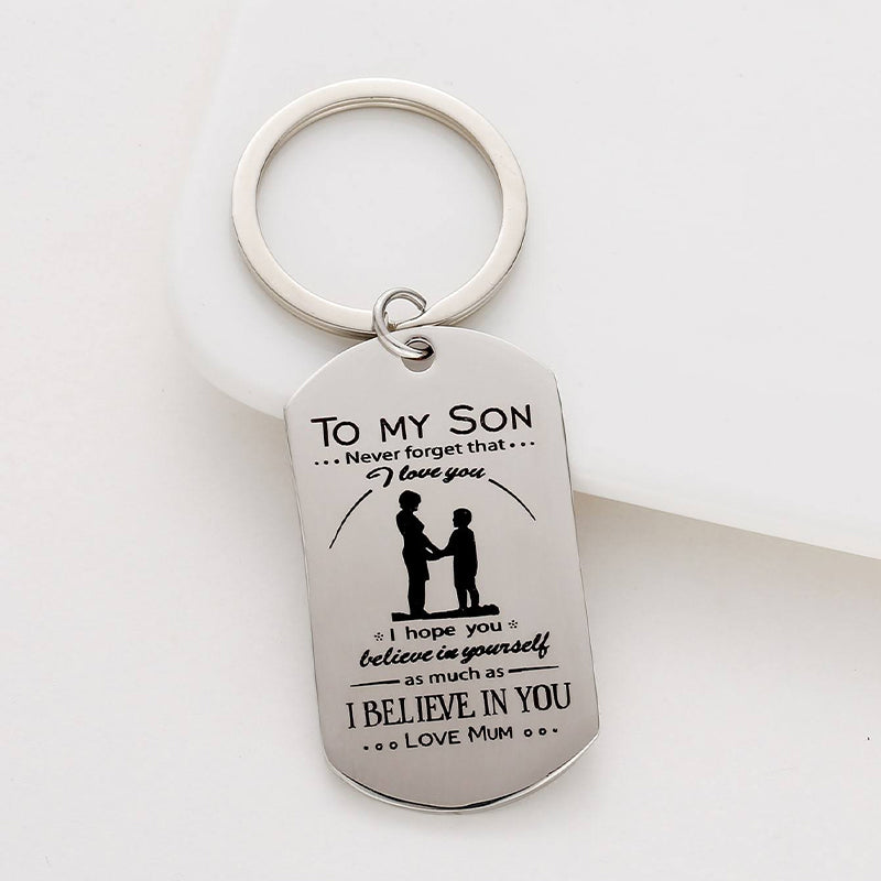 Lisslune | Mother's Day Engraving Metal Keychain with Box