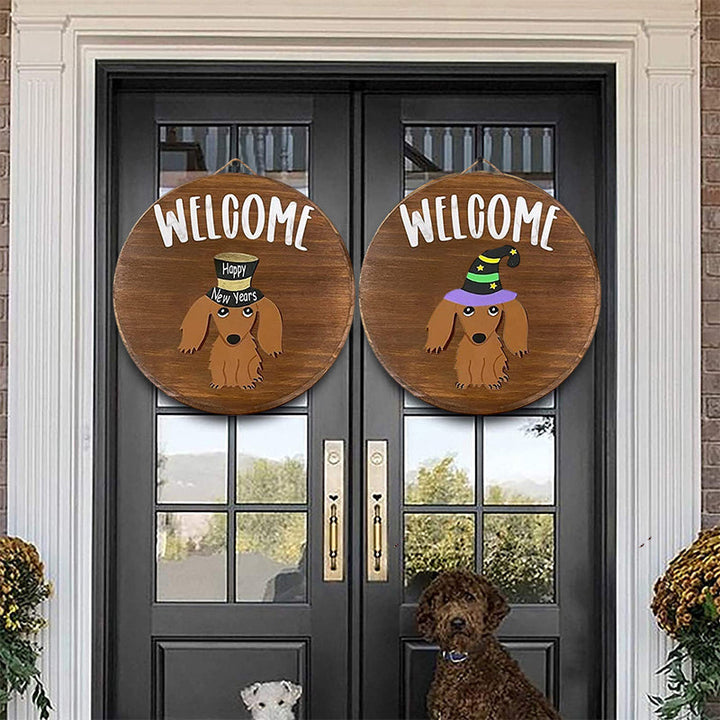 Lisslune | Dachshund door hanging decoration