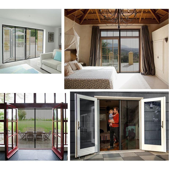 Lisslune | Magnetic Fly Screen Door with Velcro Closure
