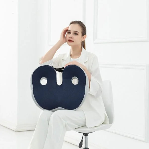 Lisslune | Adjustable Memory Foam Sit Bone Relief Seat Cushion