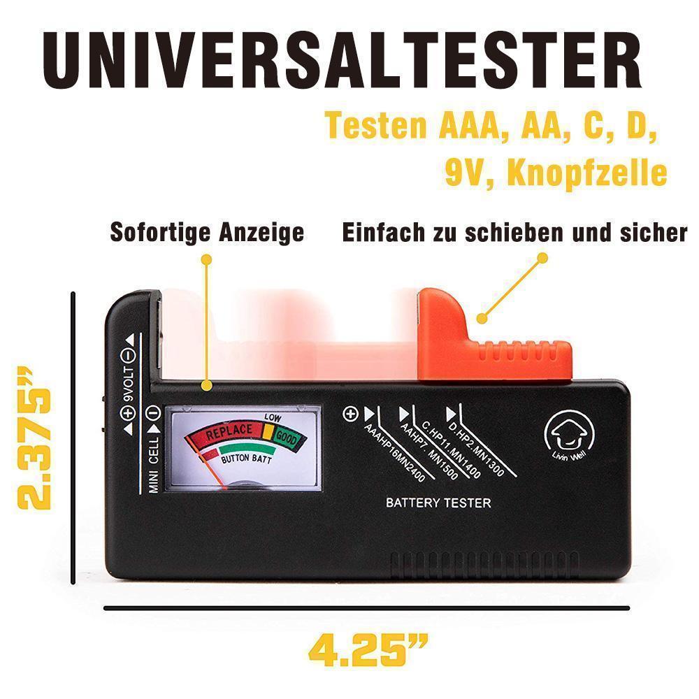 Lisslune | Battery storage box with universal battery tester