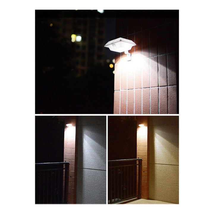 Lisslune | Solar UFO Shape Design Fence Light LED Outdoor Wall Lamp