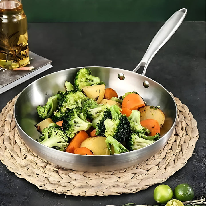 Lisslune | Stainless Steel Frying Pan