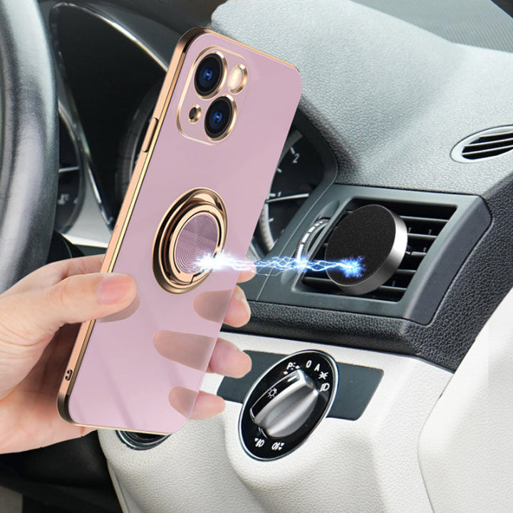 Lisslune | Plated iPhone Case with Ring
