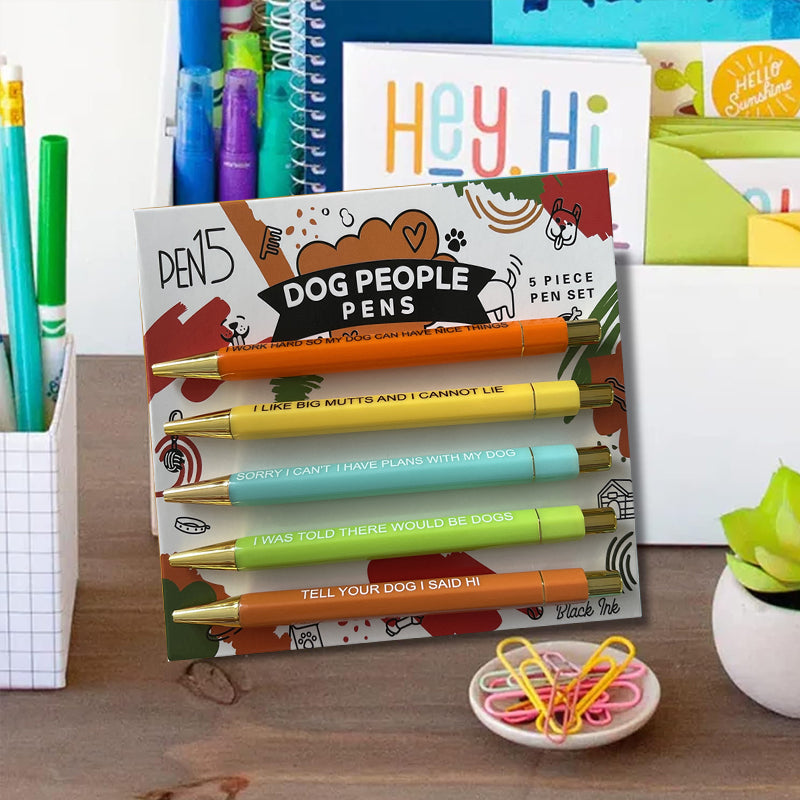 Lisslune | Funny Pens for Pet Owners (5 pieces)