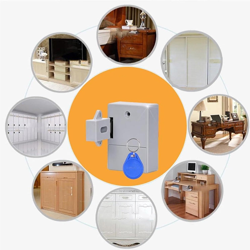 Lisslune | Electronic Cabinet Lock DIY for Wooden Drawer Cabinet