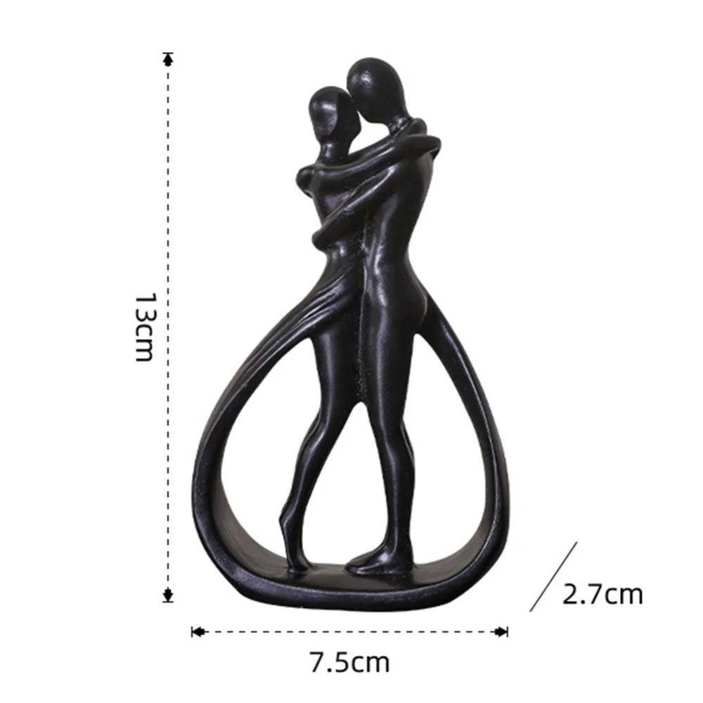 Lisslune | Embrace Resin Couple Sculpture