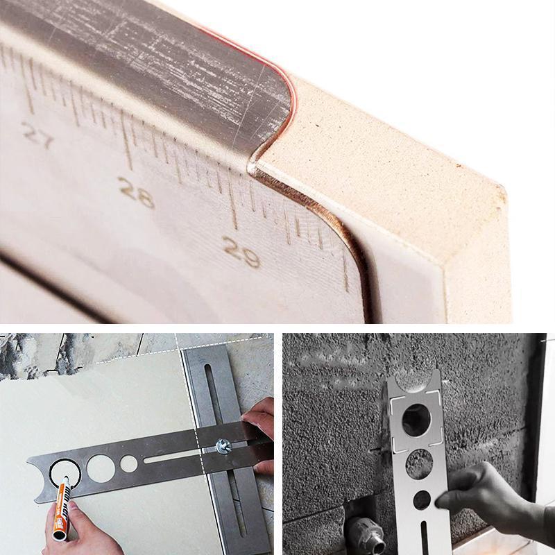 Lisslune | Stainless Steel Tile Hole Locator
