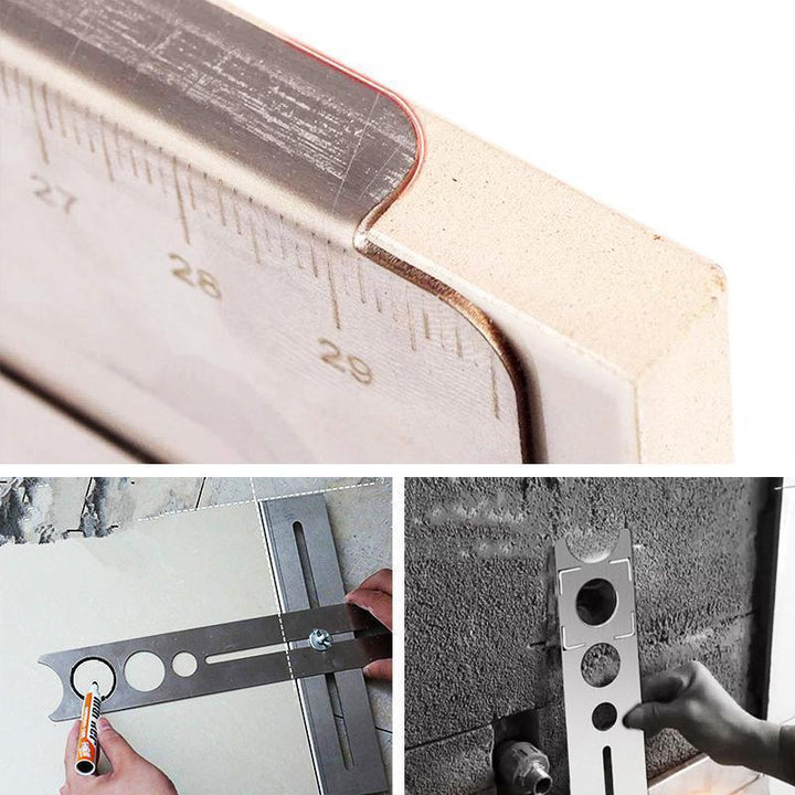 Lisslune | Stainless Steel Tile Hole Locator
