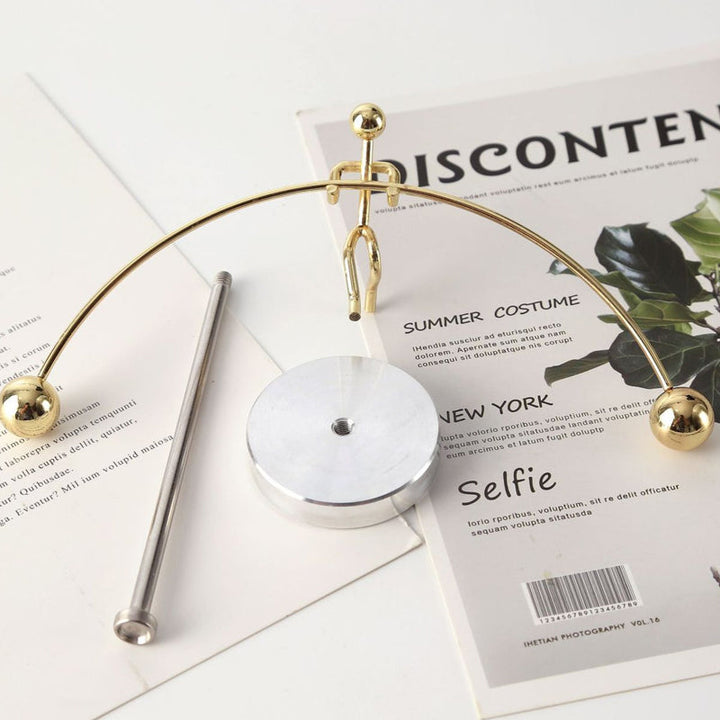 Lisslune | Stainless Steel Small Man Balance Pendulum