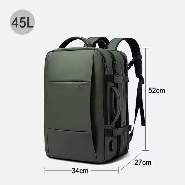 Lisslune | Waterproof Expandable Travel Backpack – Large Capacity & Anti-Theft Protection