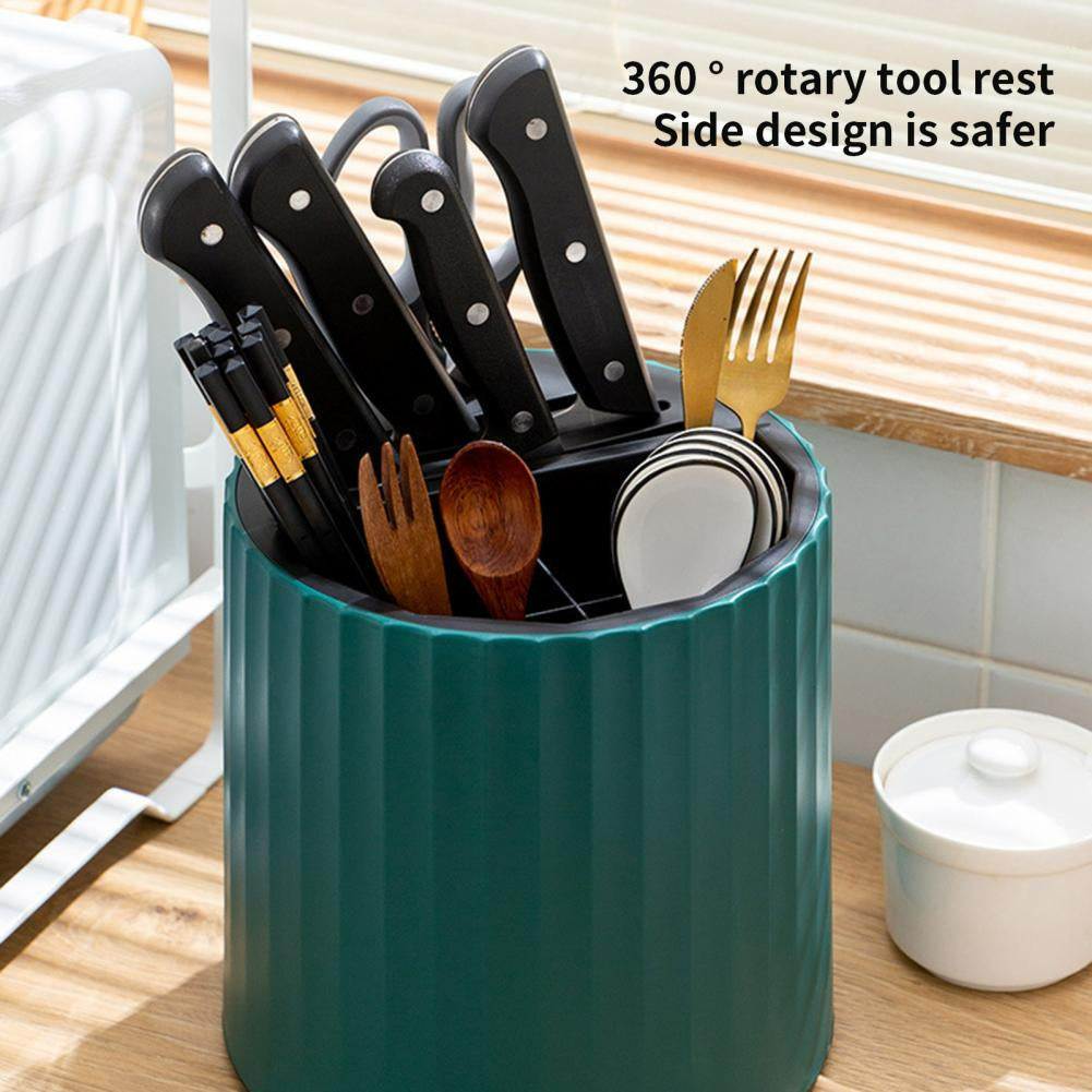 Lisslune | Easy Storage Cylinder Kitchen Silverware Holder