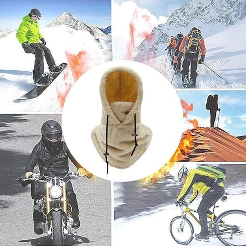 Lisslune | Ski mask with Sherpa hood