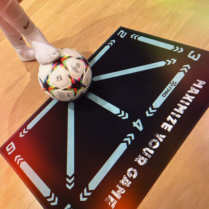 Lisslune | Football Pro Training Mat | Anti-Slip, 2x2m Space & Video Program for Skill Enhancement and Home Training