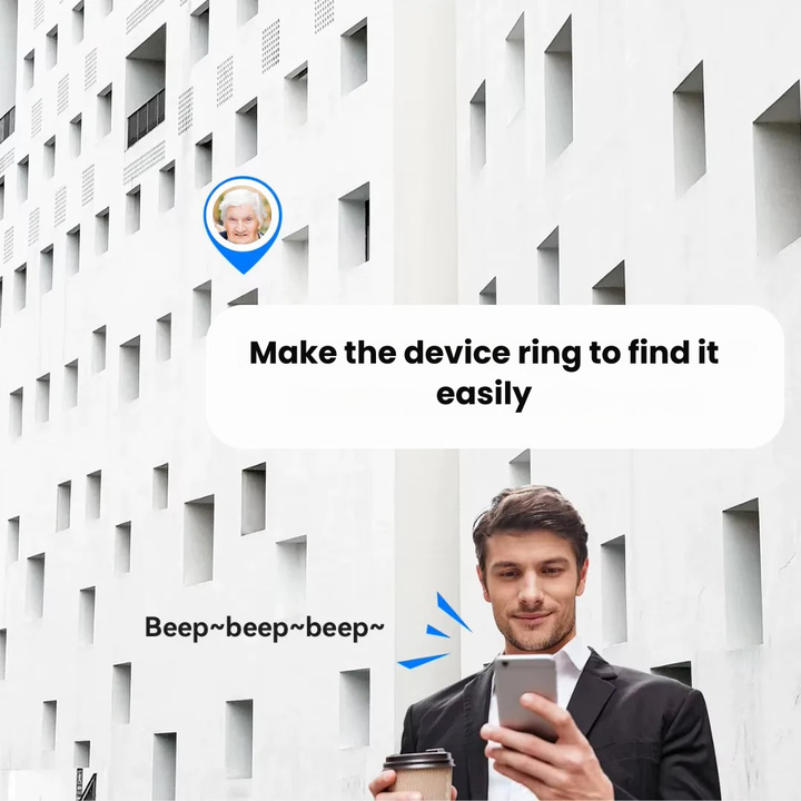 Lisslune | GPS Tracker for Seniors | Real-Time Tracking, Waterproof & No Subscription Fees for Peace of Mind