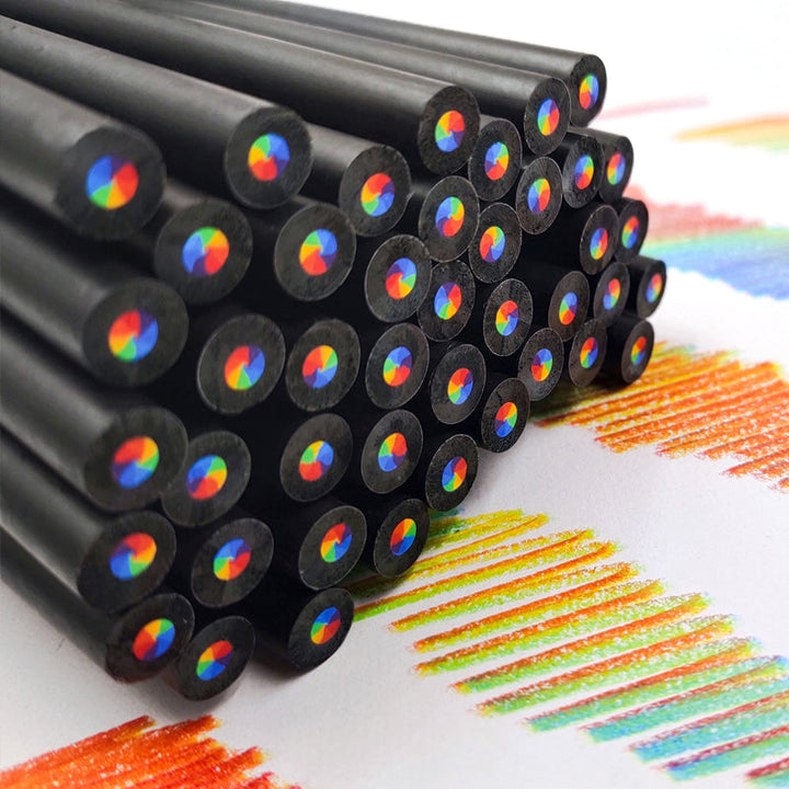 Lisslune | Fun Rainbow Gradient Colored Pencil