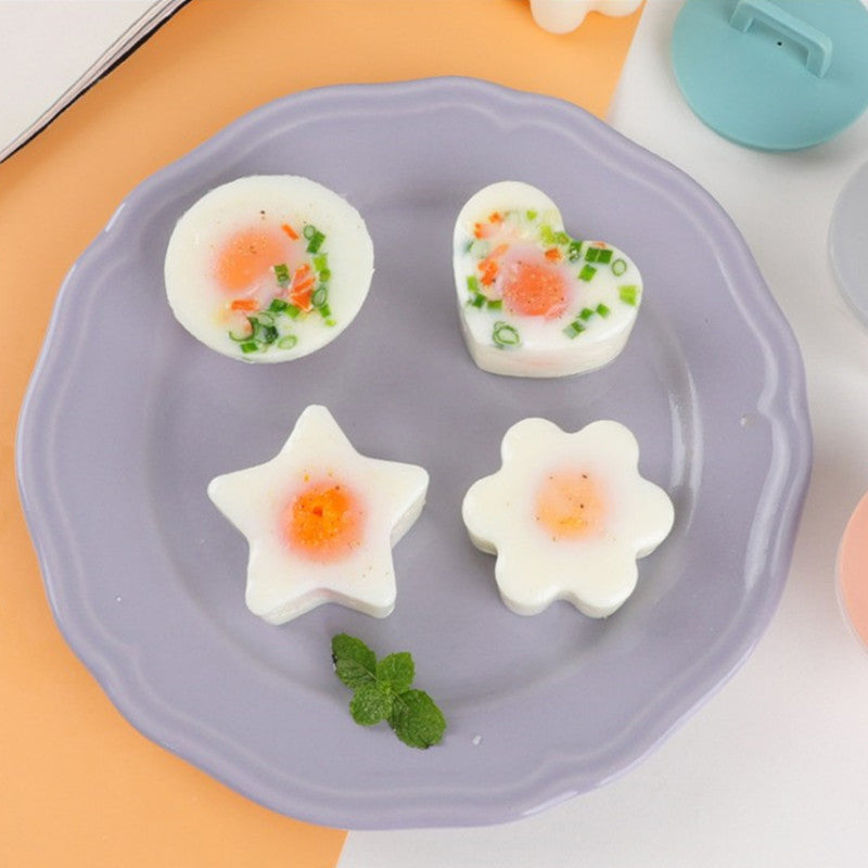 Lisslune | Cute Boiled Egg Mold4 PCS/Set With Brush