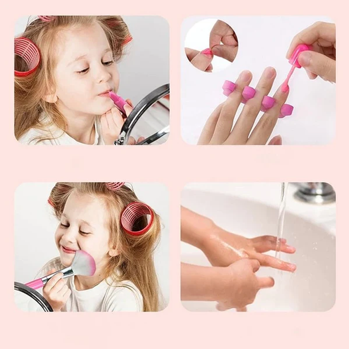 Lisslune | Princess Glamour – Kids Makeup Play Set | Safe & Fun Pretend Play Kit