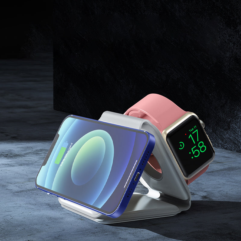 Lisslune | Foldable 3-in-1 wireless charging station