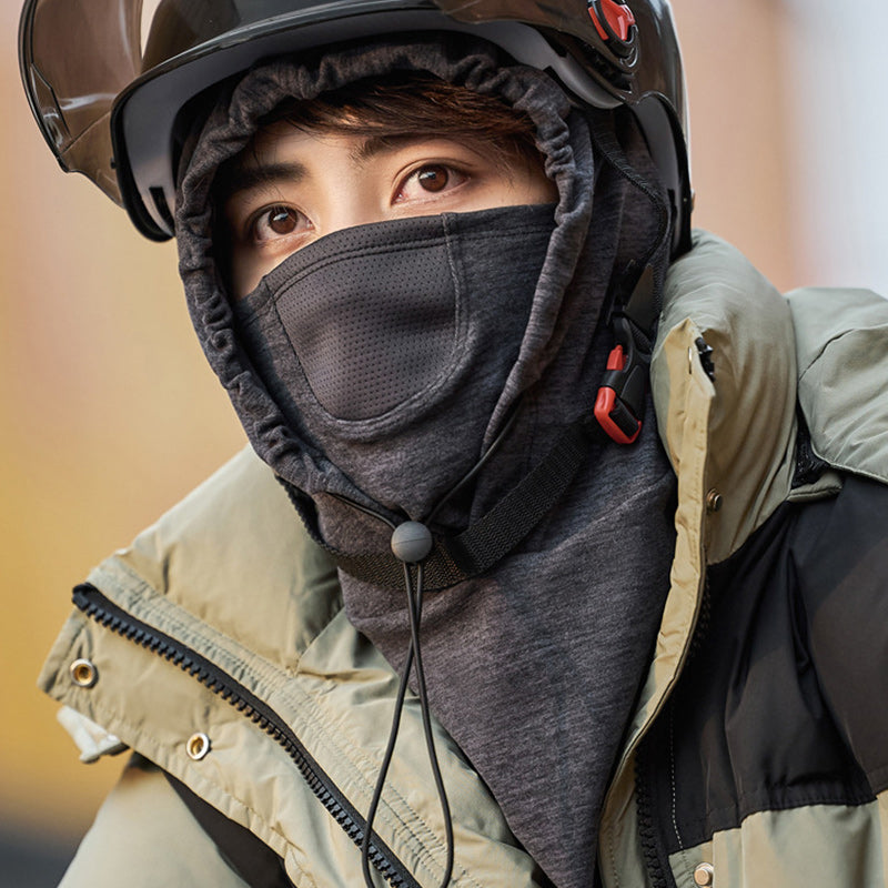 Lisslune | Hooded Face Mask with Neck Warmer for Cycling