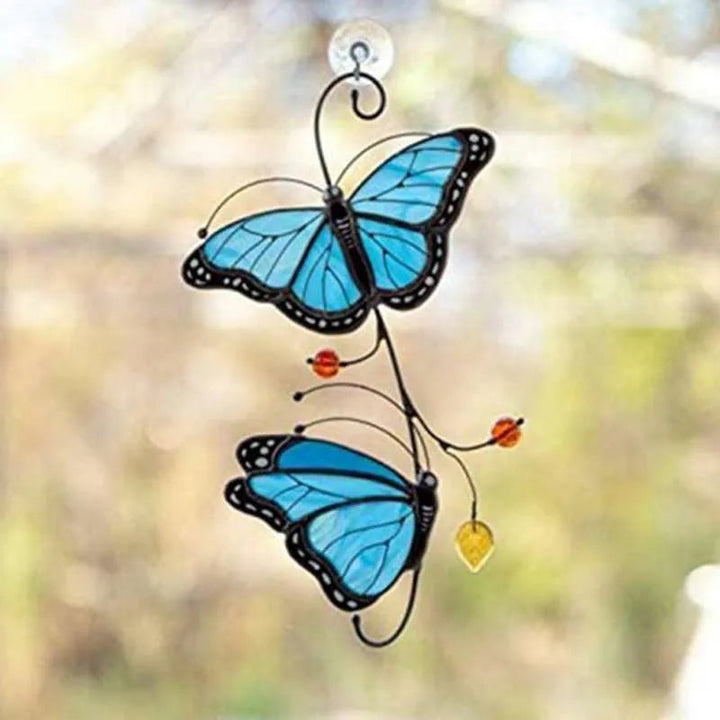 Lisslune | Butterfly Dragonfly Glass Pendant