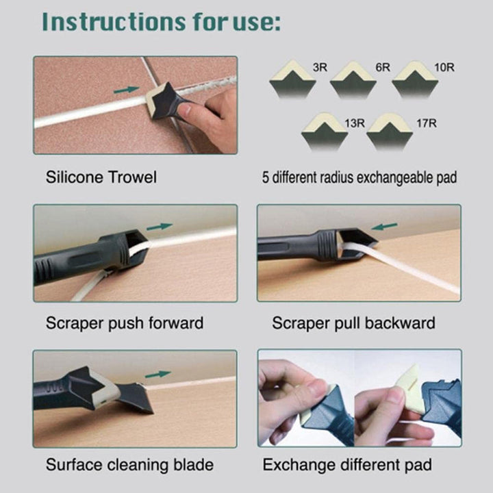 Lisslune | Silicone Sealing Tools, 3 Pieces