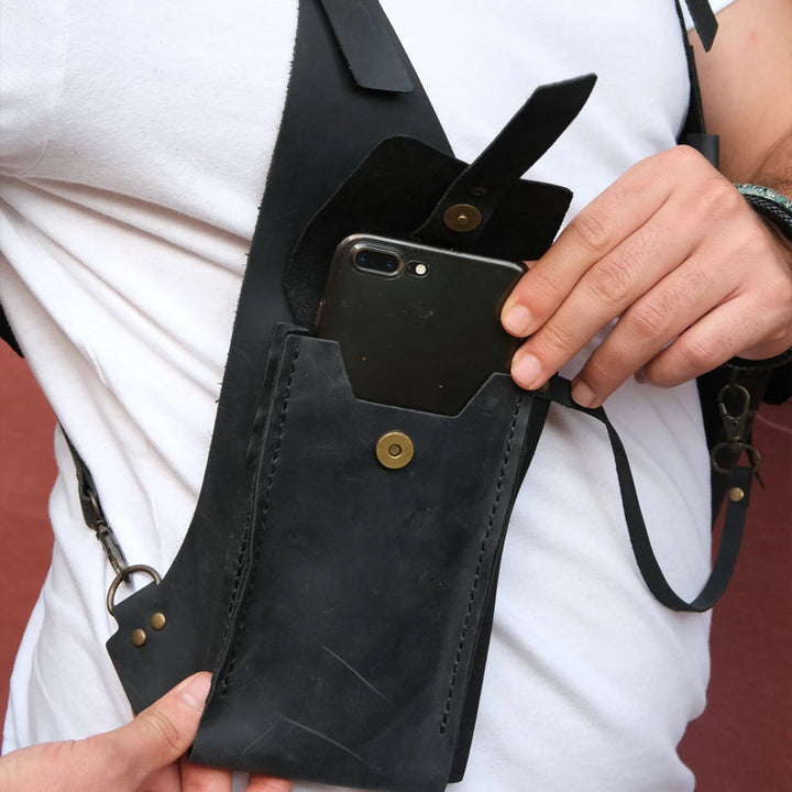 Lisslune | Medieval Steampunk Retro Shoulder Bag with Shoulder Strap