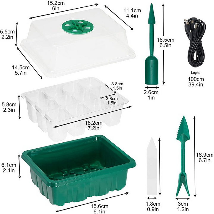 Lisslune | Grow kit with light – Complete set for successful plant cultivation
