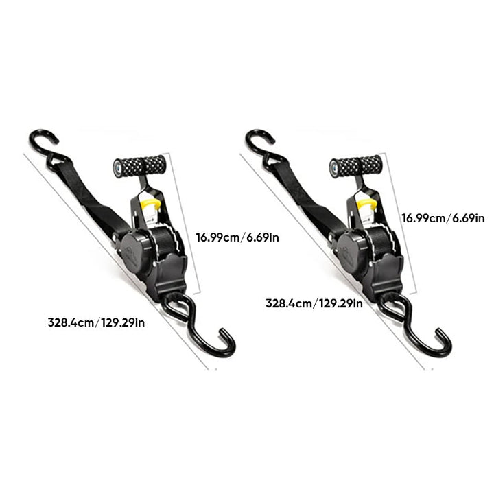 Lisslune | Automatically retractable ratchet strap