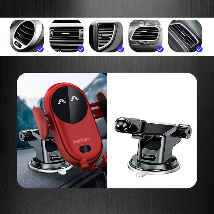 Lisslune | Smart Wireless Auto-Sensing Car Phone Mount Charger
