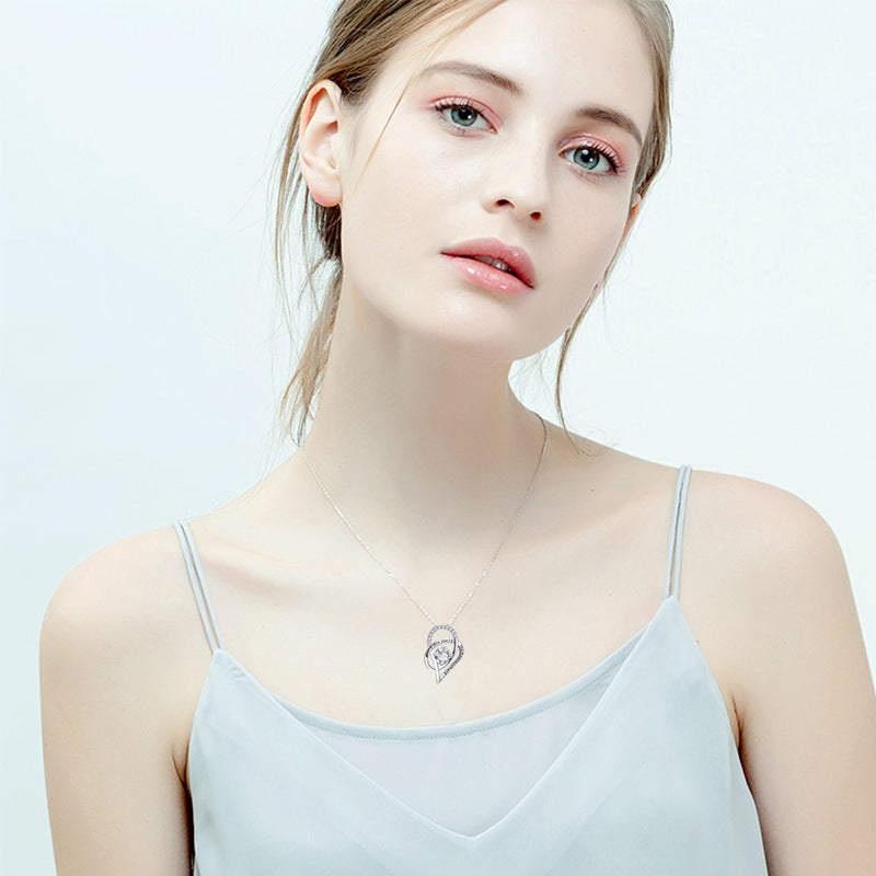 Lisslune | Letter Heart Necklaces for Mom