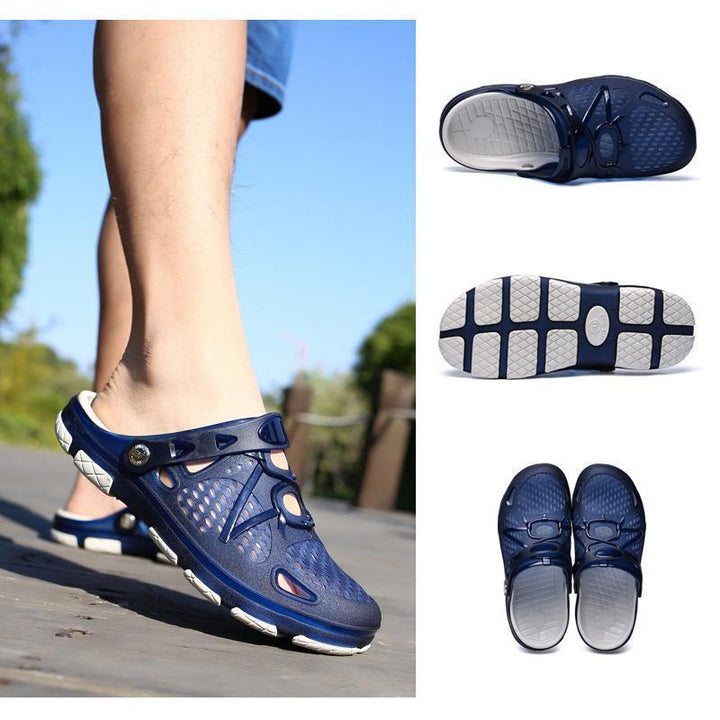 Lisslune | Men's Beach Sandals Breathable Mesh Beach Slippers