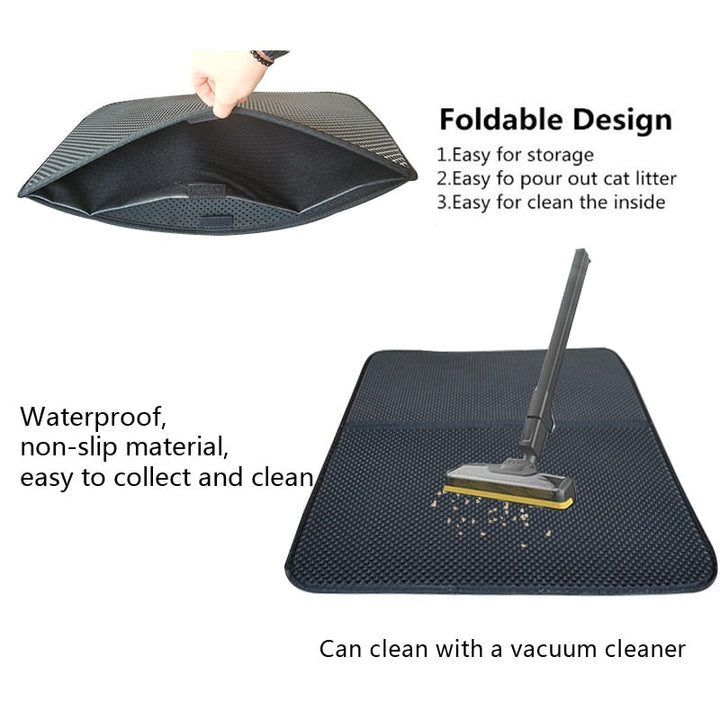 Lisslune | Waterproof and non-slip cat litter mat