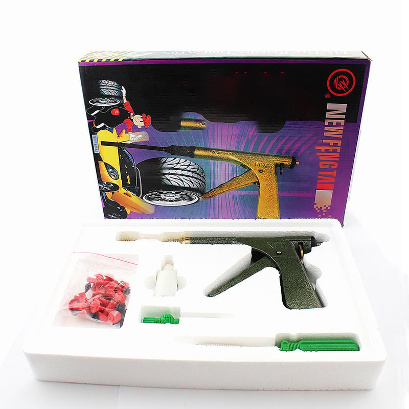 Lisslune | Tubeless Tire Plugger Repair Kit on Car, Motorcycle, ATV, Jeep, Truck, & Tractor