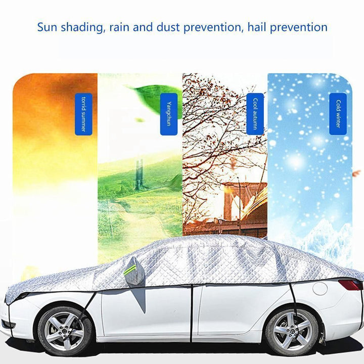 Lisslune | Ultimate Protection Car Cover - Waterproof, UV- & Wind Resistant for Hatchback, Sedan, SUV