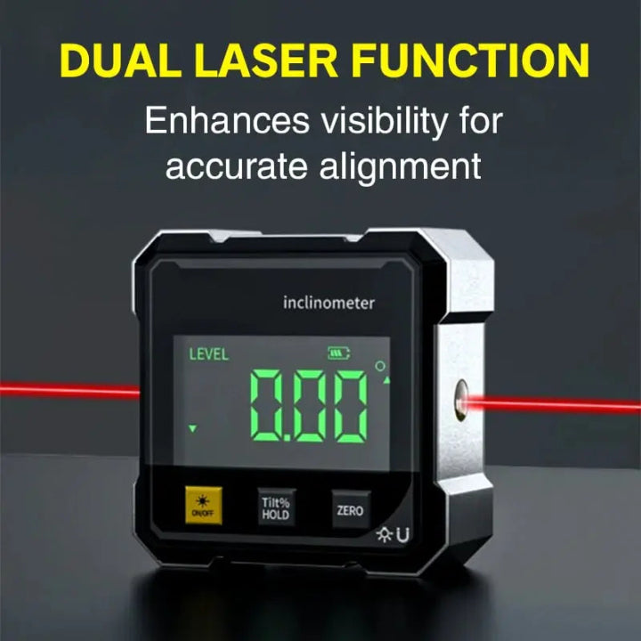 Lisslune | Precision Angle Meter AnglePro – Magnetic Digital Laser Level