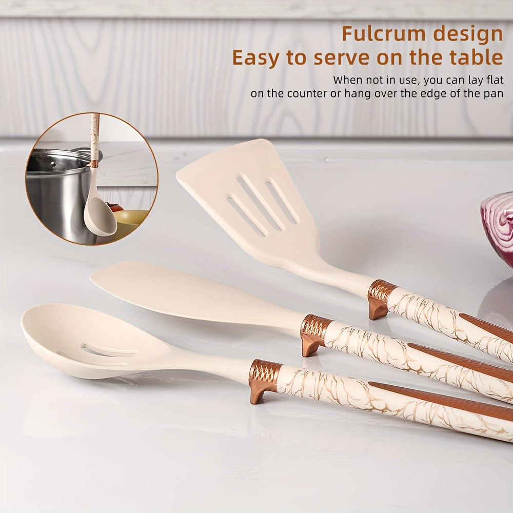 Lisslune | Cooking - Kitchen joy with the elegant silicone kitchen utensil set