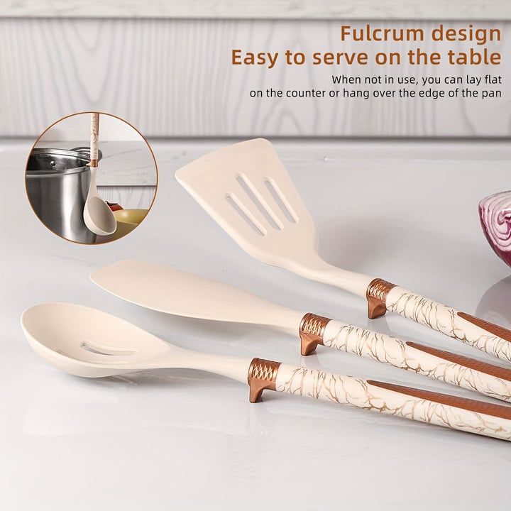 Lisslune | Cooking - Kitchen joy with the elegant silicone kitchen utensil set