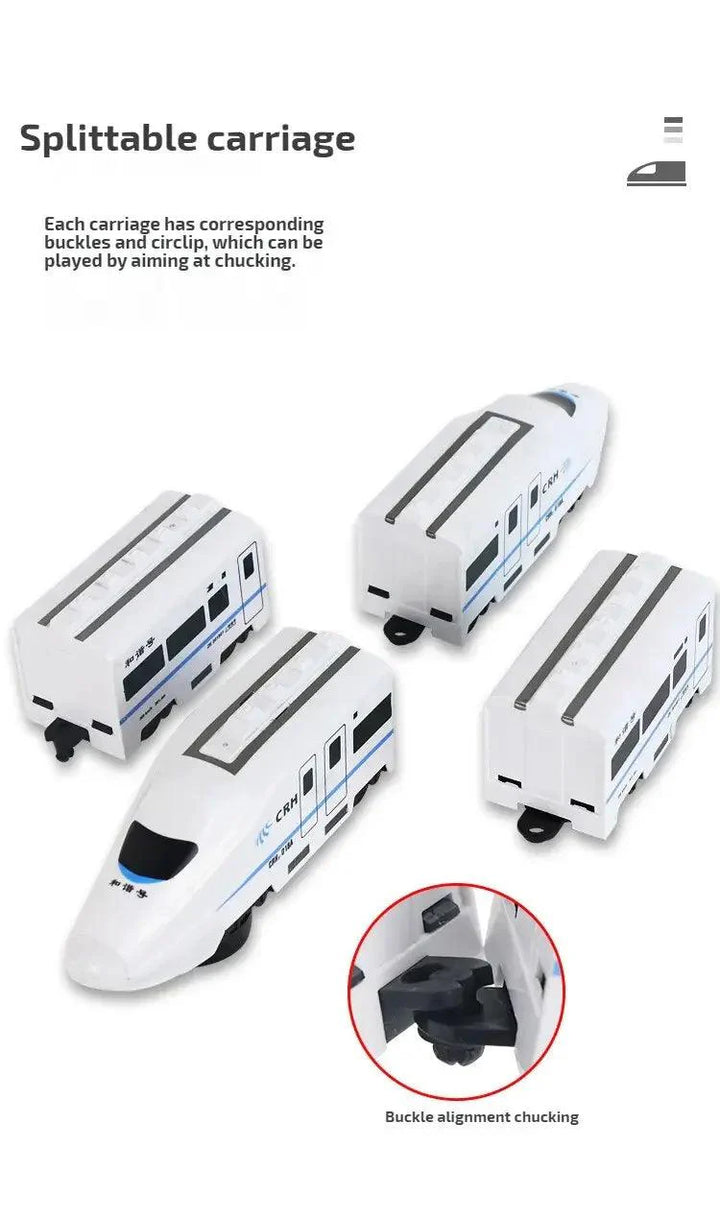 Lisslune | Electric Harmony Express Train Set - Premium Railway Experience for Junior Engineers