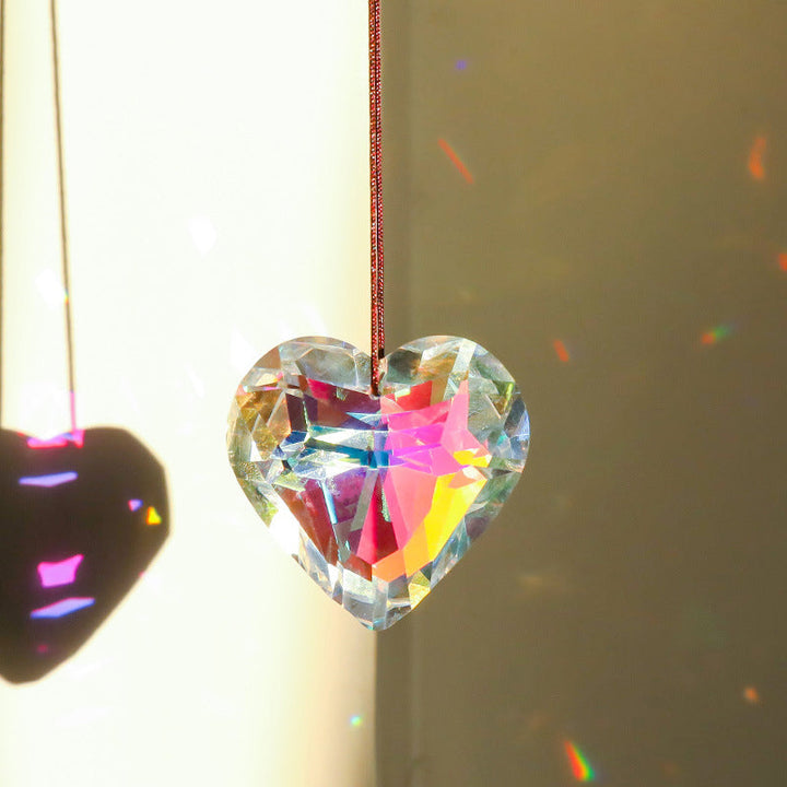 Lisslune | Hanging Heart Sun Catcher Prism Crafts