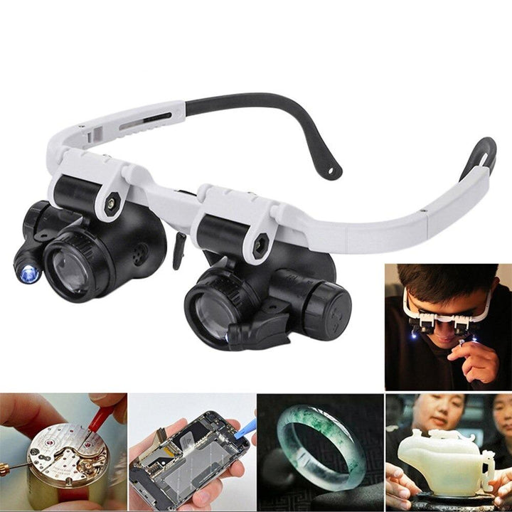 Lisslune | Magnifying  Glass with Led Light Eyewear Observation Lens