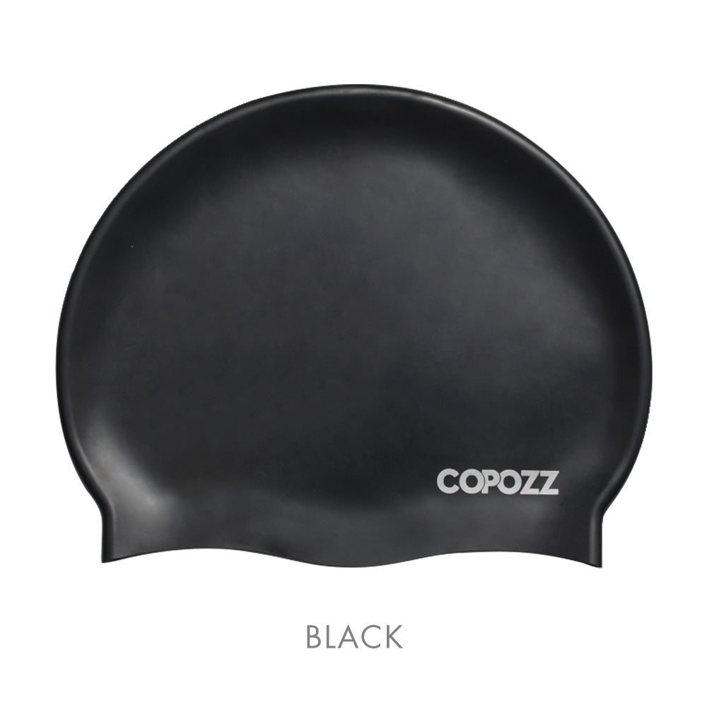 Lisslune | Waterproof silicone swim cap for long hair with ear protection