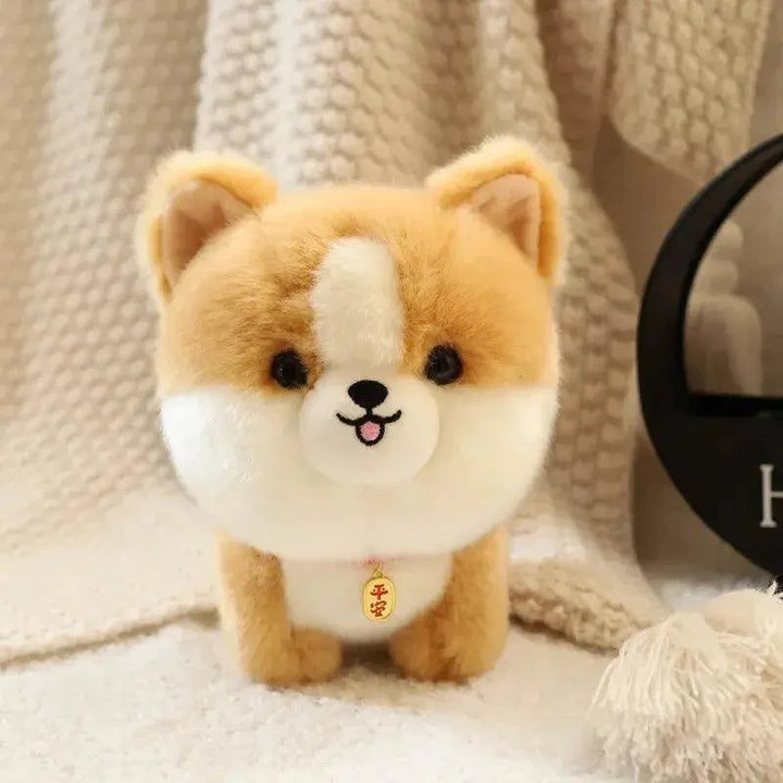 Lisslune | Charming Kawaii Chow-Pom-Corgi Mix Plush Pet Doll