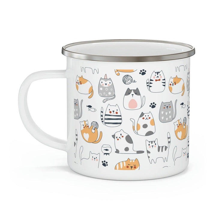 Lisslune | Pet Adventure Enamel Camping Mug for Outdoor Sports Lovers