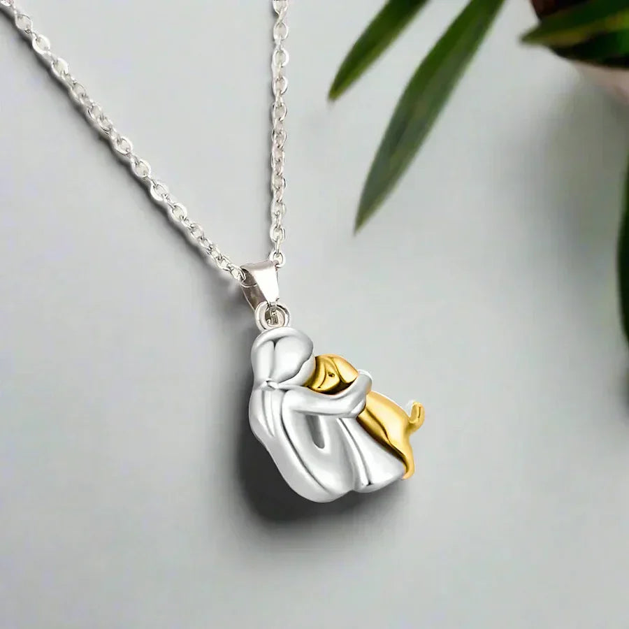 Lisslune | PawHeart Necklace – Jewelry for Dog Lovers with Paw Print