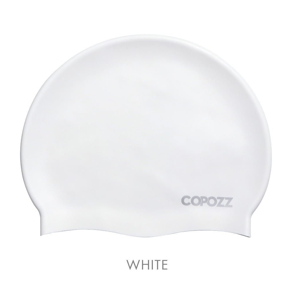 Lisslune | Waterproof silicone swim cap for long hair with ear protection