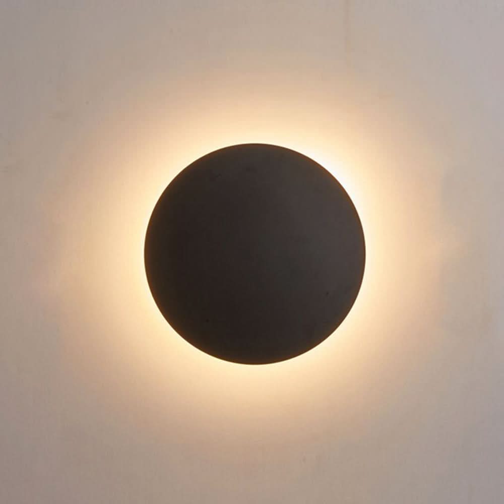 Lisslune | GlowNight Metal Round LED Wall Light