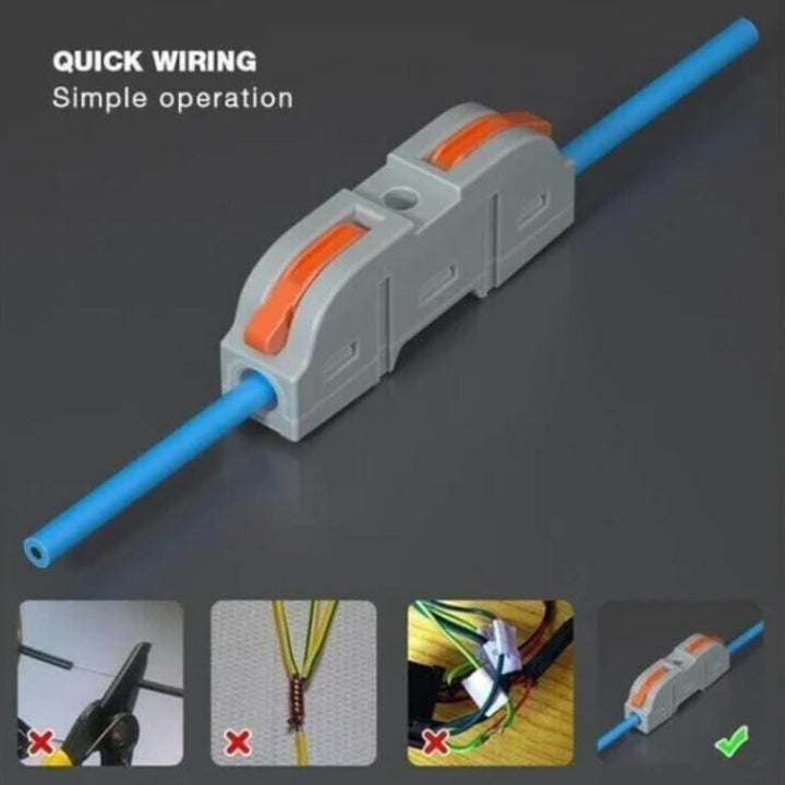 Lisslune | Push-type quick connection terminal, wire splitting
