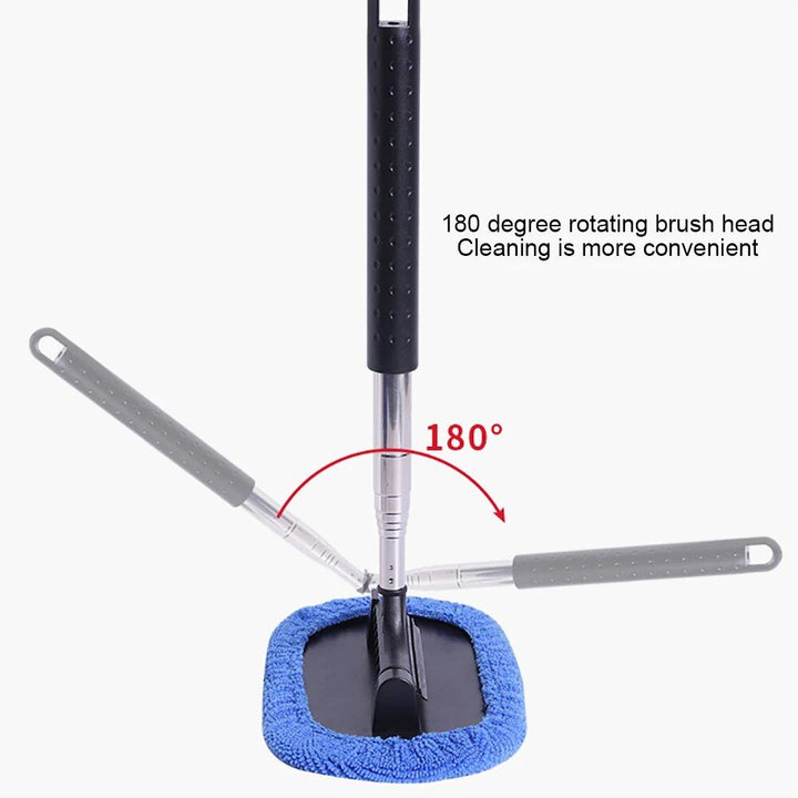 Lisslune | 3-in-1 Extendable Car Window Cleaning Set with Rotating Head